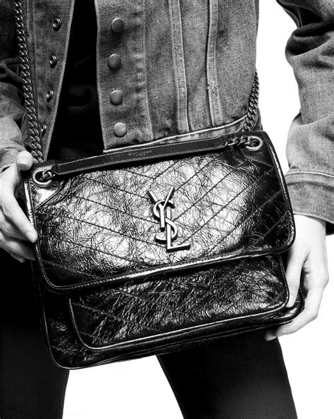 sac yves saint laurent medium|NIKI MEDIUM IN VINTAGE LEATHER .